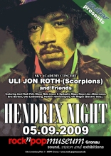 Jimi Hendrix Night mit Uli Jon Roth & Friends am 05. Septmber 2009 im rocknpopmuseum