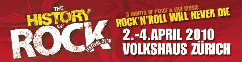 History of Rock Festival Volkshaus Zürich