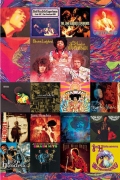 Jimi Hendrix Poster 'Album Covers