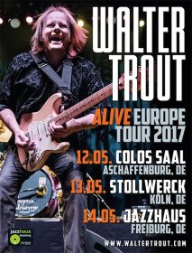 WALTER TROUT (USA) alive tour 2016