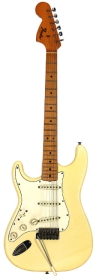 Jimi Hendrix Owned & Played 1969 Left-Handed White Fender Stratocaster Guitar