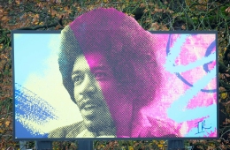 Massive Jimi Hendrix artwork