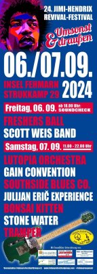 Fehmarn Open Air Hendrix-Revival-Festival 7. September 2024 Click for BIGGER Fehmarn Open Air Hendrix-Revival-Festival 7. September 2024
