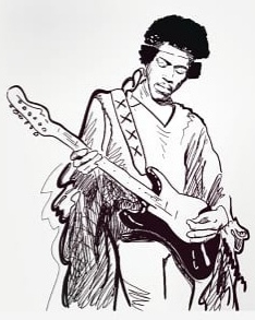 JIMI HENDRIX in MOROCCO