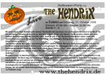 The Hendrix Live Flyer 31.10. Bonn - 4.11. Worbis