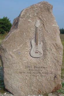 Jimi Hendrix Memorial Rock Fehmarn/Germany